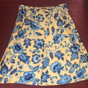Never worn Talbots skirt with knit top